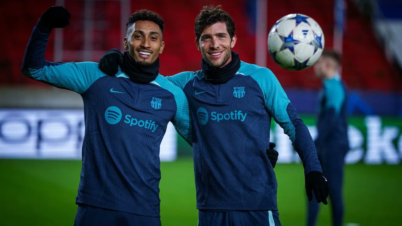 Raphinha e Sergi Roberto se destacam e Barcelona escapa de tropeço contra o lanterna Almería
