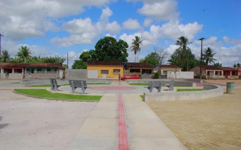 Prefeitura de Penedo constrói praça no povoado quilombola Tabuleiro dos Negros
