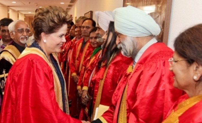 Dilma: Brasil e Índia querem um sistema internacional “mais democrático”
