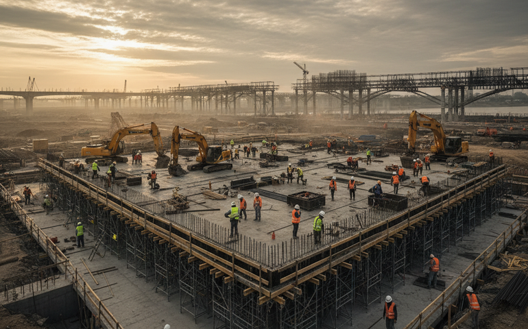 Confiança da Construção cresce em janeiro e atinge maior nível desde março, aponta FGV