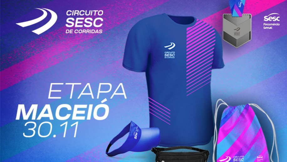 Inscrições para o Circuito Sesc de Corridas começam no dia 1º de outubro