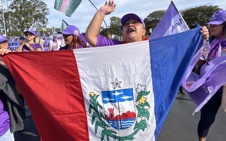 Delegação alagoana participa da Marcha das Margaridas 2023 em Brasília