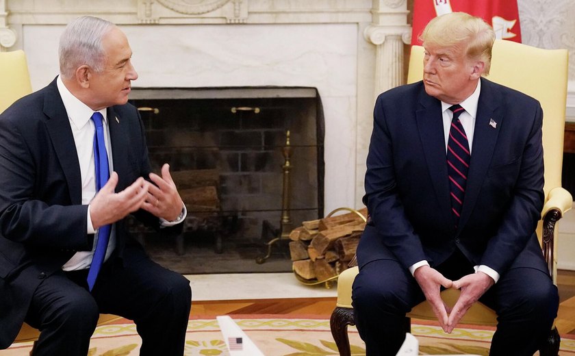 Trump critica fome em Gaza e contraria Netanyahu, ampliando tensão entre os dois aliados