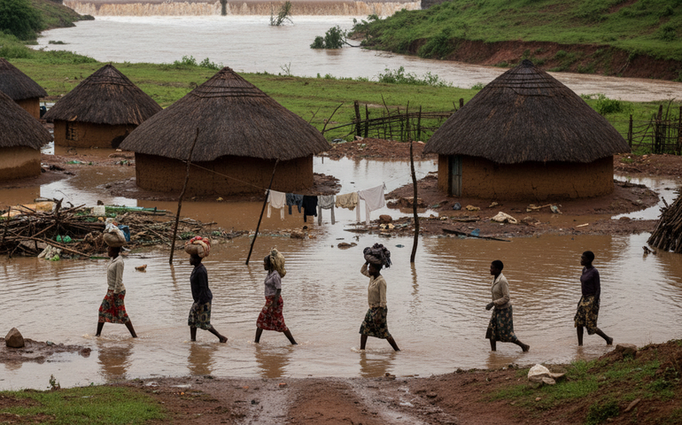 Chuvas intensas no Zimbábue deixam 61 mortos e causam danos à infraestrutura