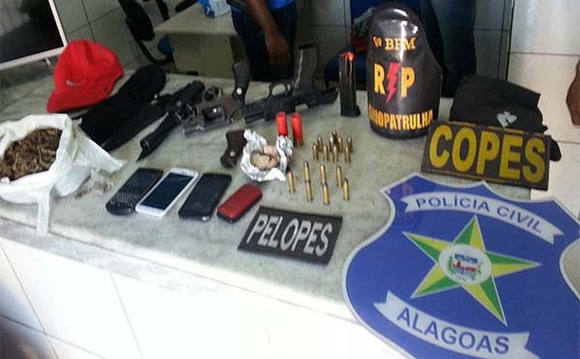 Quadrilha de tráfico de drogas é presa no Sertão