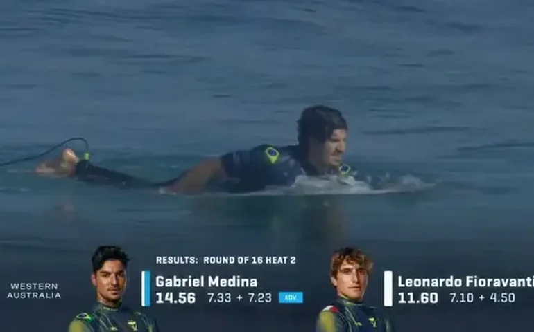 Medina quebra jejum e vai às quartas em Margaret River; Chumbinho e Filipinho avançam