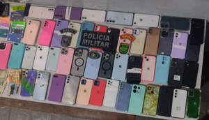 48 celulares / Foto: Reprodução: Foto/ Redes Sociais