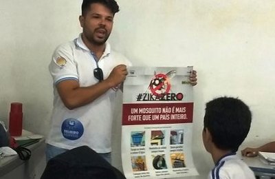 Alunos de Delmiro participam de palestras educativas com agentes de endemias 