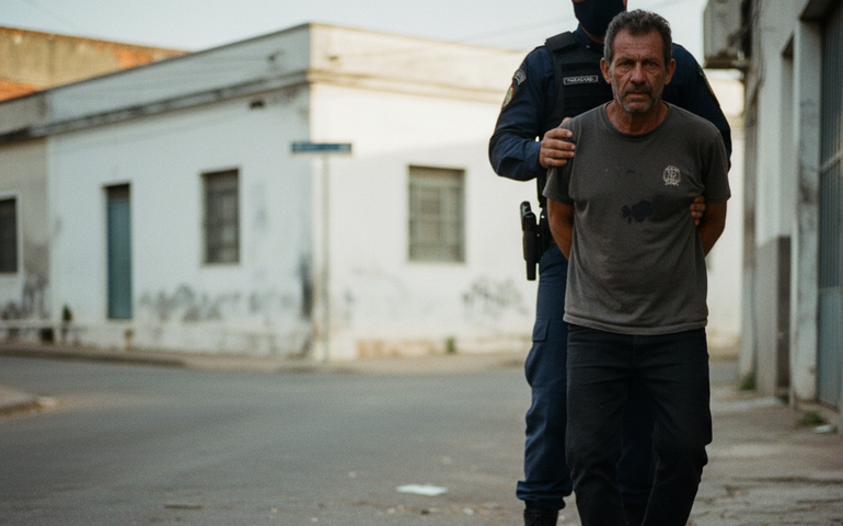 Homem com ficha criminal extensa é detido embriagado e armado com faca em Arapiraca