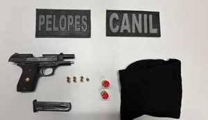 Polícia recolhe balaclava e bicicleta após crime registrado na manhã de terça-feira (14). Foto: Reprodução.