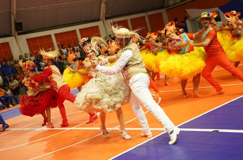 Festival Junino da Educação é encerrado com apresentações culturais e valorização das tradições nordestinas