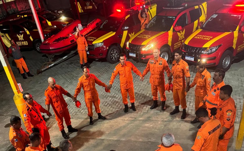 Governo de Alagoas envia mais bombeiros militares ao Rio Grande Sul