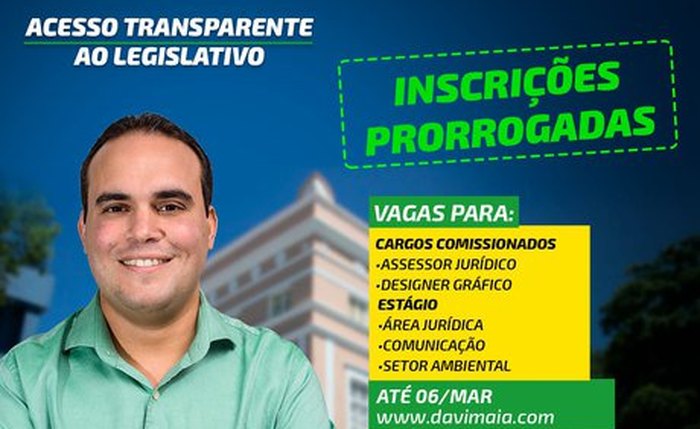 Prorrogadas as inscrições do processo seletivo - Foto: assessoria