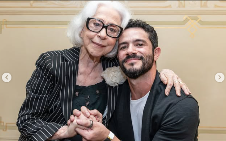Ator de 'Central do Brasil' reencontra Fernanda Montenegro