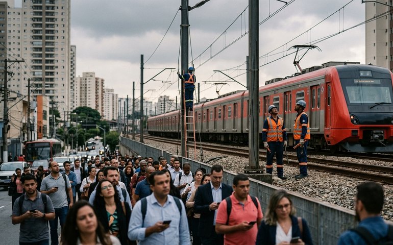 Falha de energia compromete circulação de trens na Linha 11-Coral da CPTM