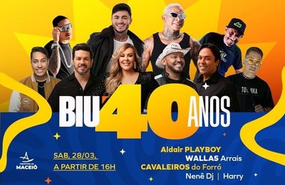 Benedito Bentes celebra 40 anos com grande festa neste sábado (28)