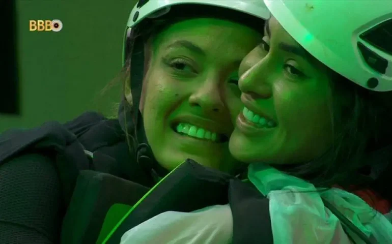'BBB 24': Isabelle e Beatriz vencem prova de resistência e vão decidir qual das duas será líder