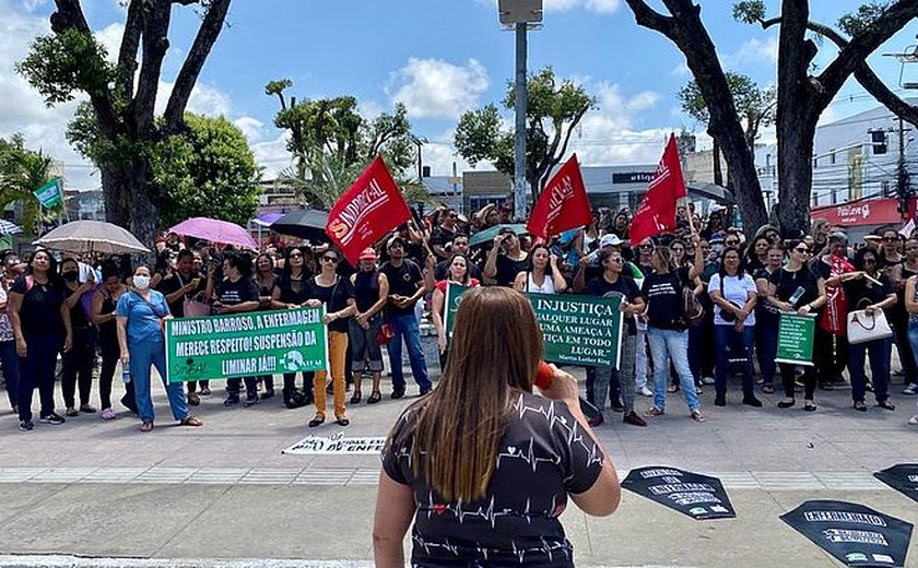 Enfermagem realizará manifestações na porta secretaria de saúde de Maceió