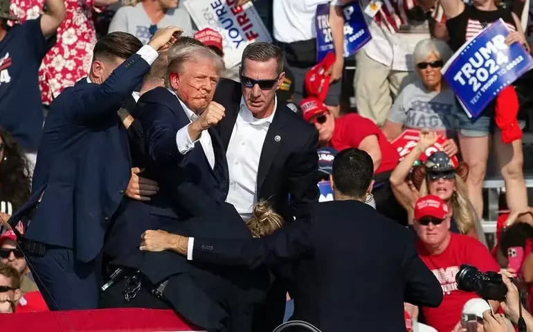 Trump culpa Biden e Kamala por atentado: “Não me protegeram adequadamente”