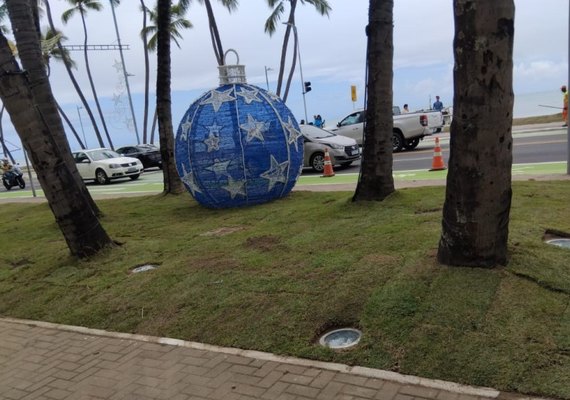 Autarquia de Limpeza Urbana revitaliza de canteiro da Avenida Silvio Viana