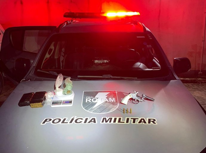 Rotam prende homem e apreende drogas e arma durante operação na Cidade Universitária