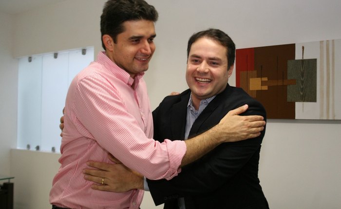 O prefeito de Maceió Rui Palmeira com o governador de Alagoas Renan Filho (Crédito: Divulgação)
