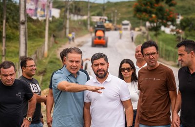 Renan Filho vistoria obras da BR-424 e destaca avanços após federalização da rodovia