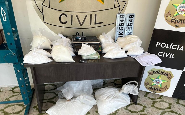 Polícia Civil apreende mais de 40kg de drogas em Arapiraca