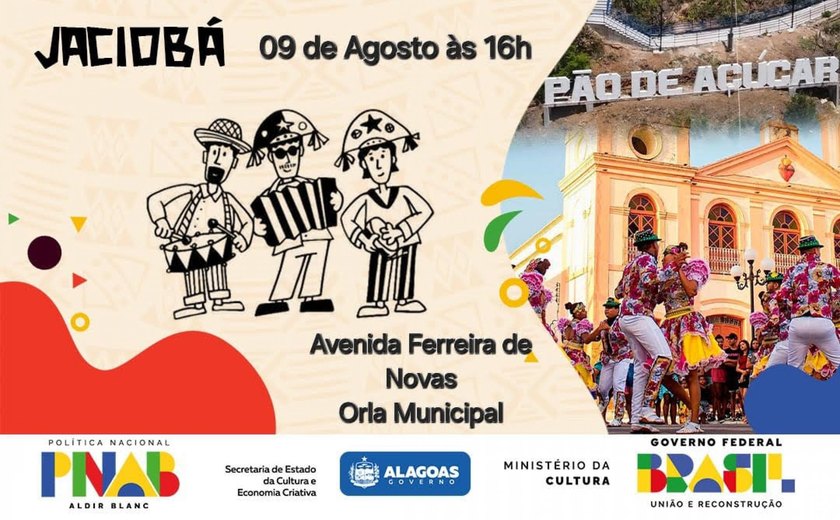 I Festival de Cultura Popular na Terra de Jaciobá acontece em Pão de Açúcar, neste final de semana