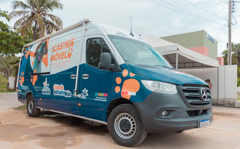 Castramóvel fará atendimento a cães e gatos no Jacintinho a partir desta terça-feira (10)