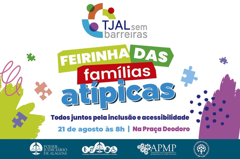TJAL realiza Feirinha das Famílias Atípicas na próxima quinta (21)