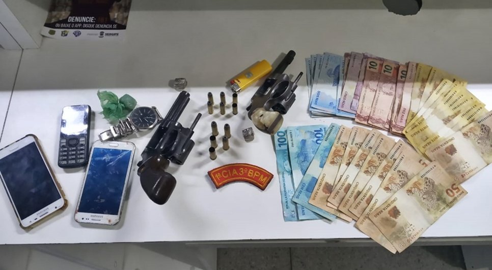 APREENSÃO EM SÃO DOMINGOS / Foto: SSP/SE