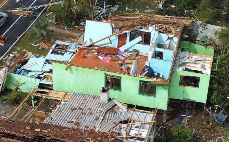 Medida provisória libera recursos para municípios do Sul atingidos por tornados