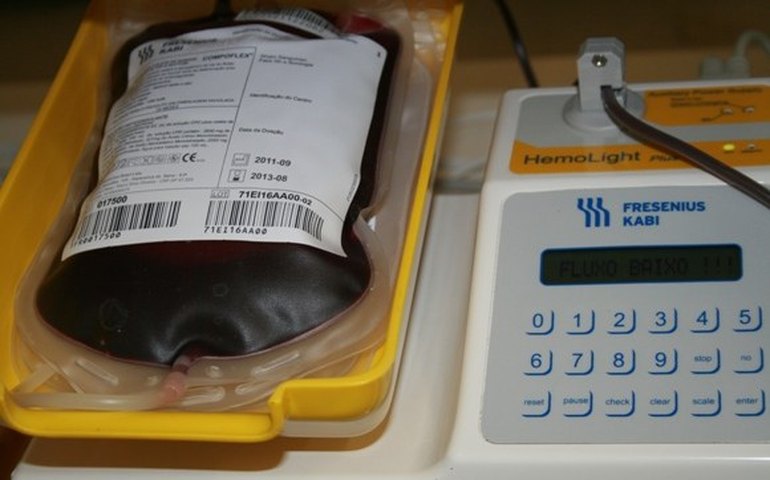 Hemoal tem estoque de sangue abaixo de 50%