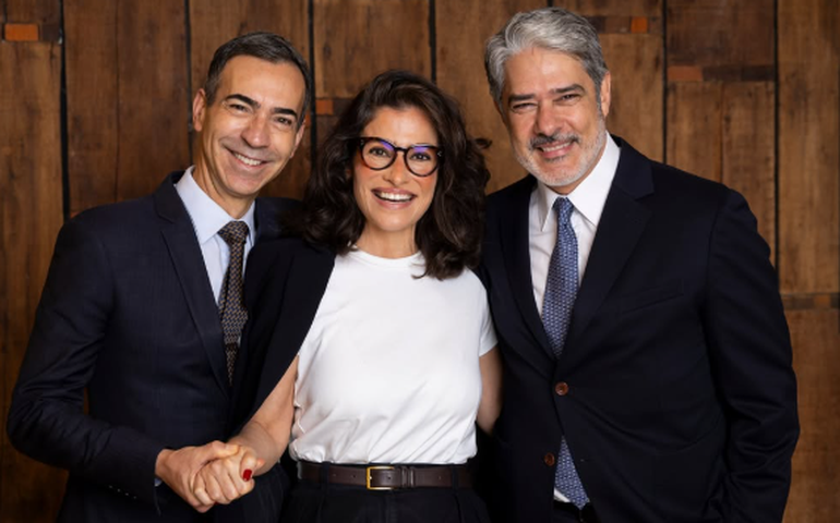 Ticiane Pinheiro celebra promoção de César Tralli para a bancada do JN: 'Estarei ao seu lado'