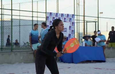 Mais de 40 competidores participaram do Primeiro Torneio Municipal de Beach Tennis de Campo Alegre