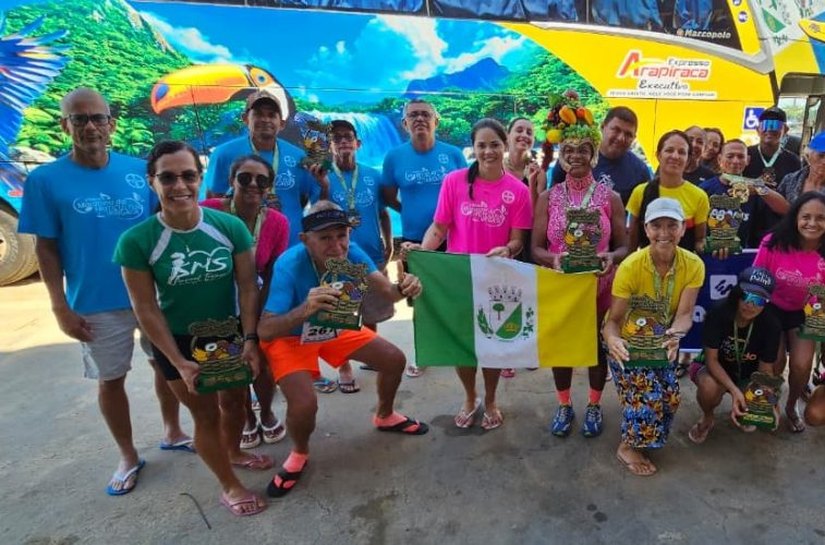 Atletas de Arapiraca participaram da 9ª Meia Maratona da Fruticultura Irrigada de Petrolina (PE)
