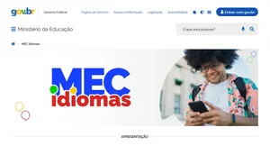 MEC Idiomas / Foto: Foto: Print Screen/MEC