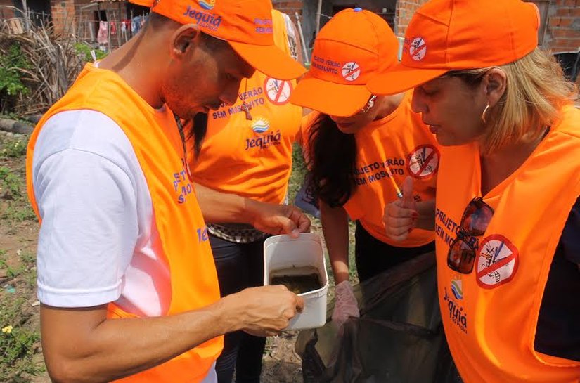 Secretaria de Saúde realiza mutirão contra o Aedes Aegypti em Jequiá da Praia