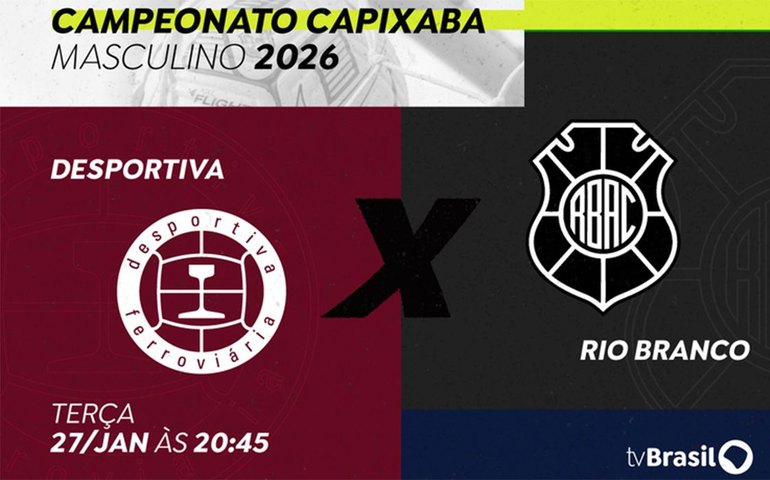 TV Brasil transmite duelo entre Desportiva Ferroviária e Rio Branco-ES