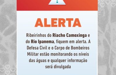 Prefeitura de Santana do Ipanema emite alerta a ribeirinhos