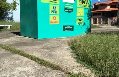 Prefeitura instala mais dois pontos para coleta de materiais recicláveis