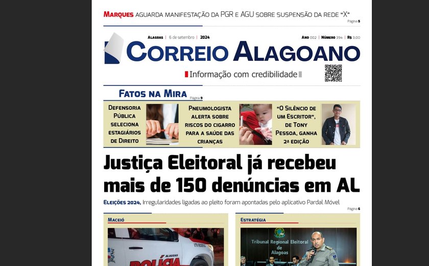 Justiça Eleitoral já recebeu mais de 150 denúncias em AL