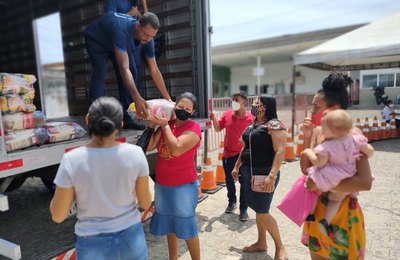 Assistência Social inicia novo cronograma de entrega de cestas básicas