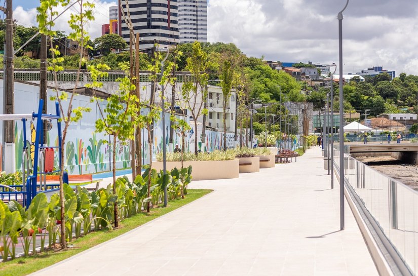 Revitalização do Salgadinho transforma paisagem e atrai moradores ao centro de Maceió