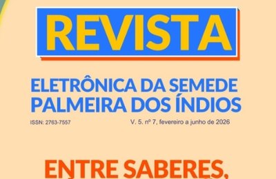 Revista da Semede de Palmeira reúne experiências de professores da rede municipal em nova edição