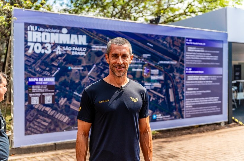 Vinícius Castilho fica em 4º lugar na categoria no Ironman 70.3 São Paulo