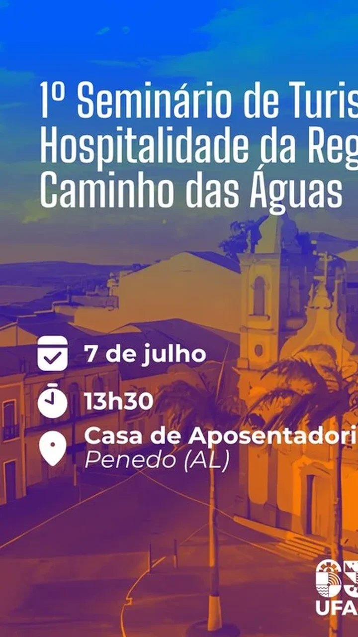 Ufal Penedo realiza seminário gratuito sobre turismo e hospitalidade