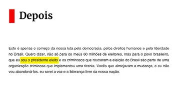 Carta de Flávio Bolsonaro