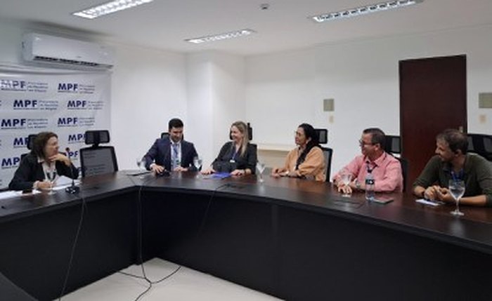 Reunião com representantes do município de Boca da Mata para tratar do cumprimento de recomendação